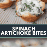 spinach artichoke bites.