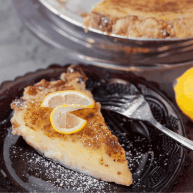 lemon custard pie.
