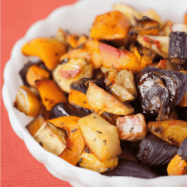 roasted root vegetables.