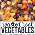 roasted root vegetables.