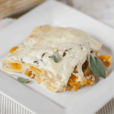 butternut squash lasagna.
