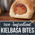 kielbasa wrapped in puff pastry.
