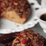 upside down cranberry coffee cake.
