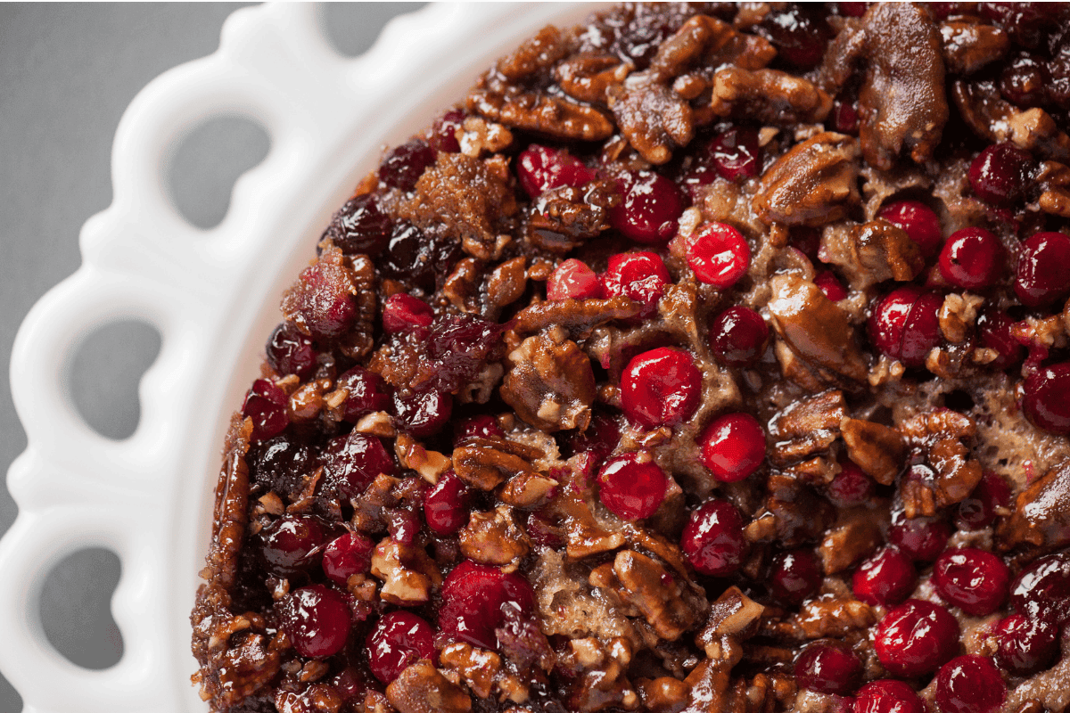 upside down cranberry coffee cake.