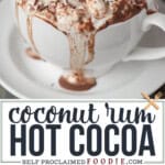 coconut rum hot cocoa recipe.