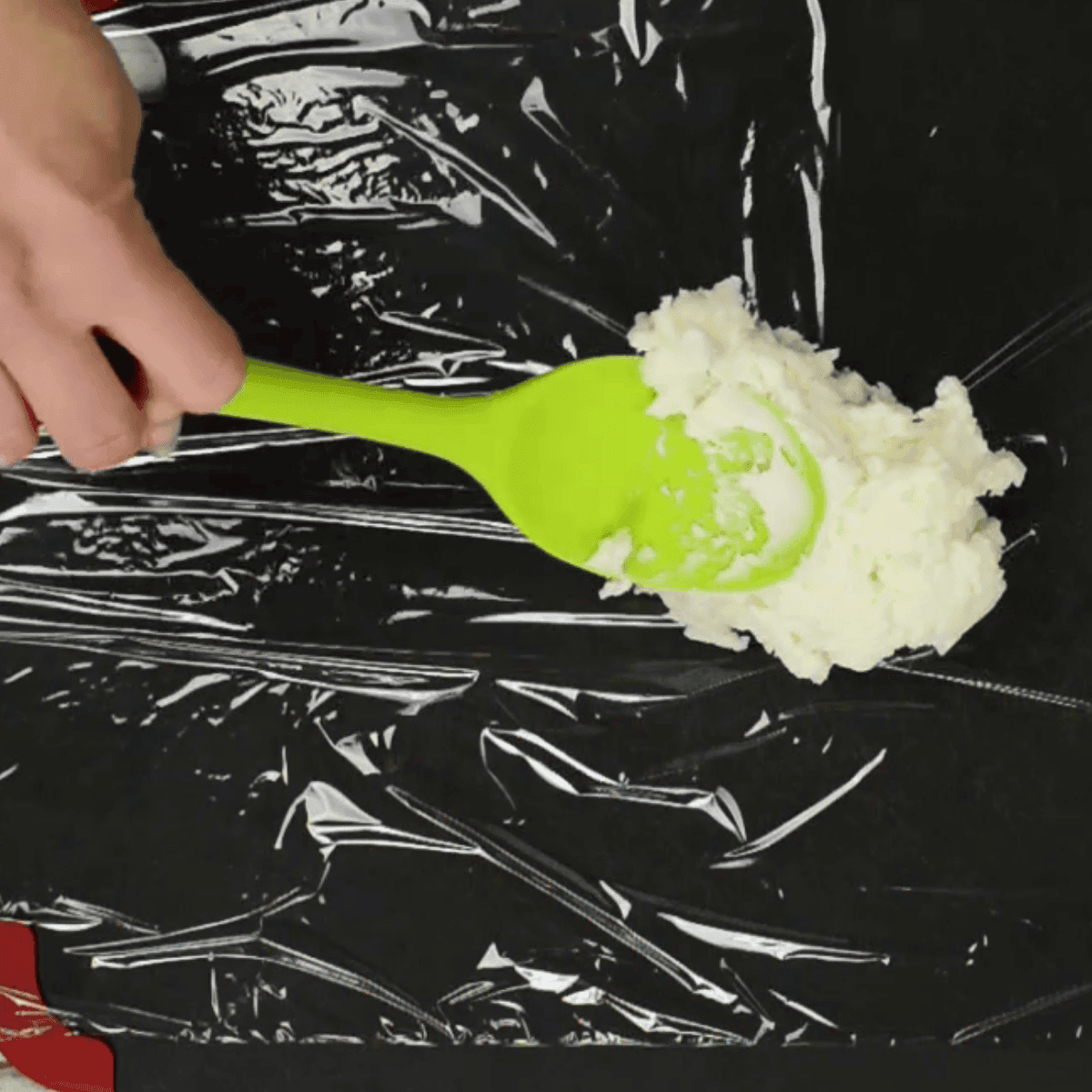 making homemade peppermint patties.