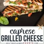 caprese grilled cheese sandwich recipe.