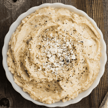 celery root mashed potatoes.