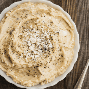 celery root mashed potatoes.