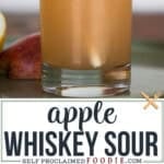 apple whiskey sour recipe.