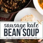 sausage kale bean soup.