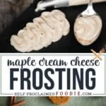 maple cream cheese frosting.