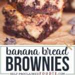 banana bread brownie recipe.