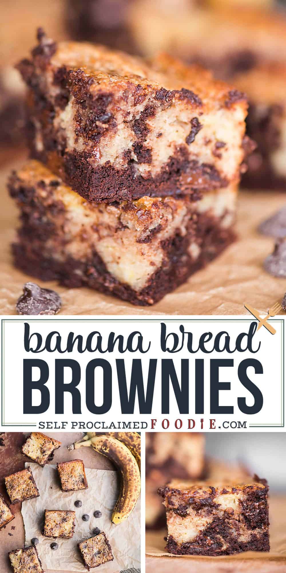 Banana Bread Brownies Chocolate Swirl   Banana Bread Brownies Pinterest2 Scaled 