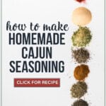 recipe for homemade Cajun seasoning.