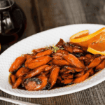 maple roasted carrots.