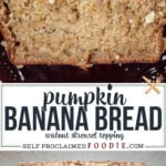 pumpkin banana bread recipe.