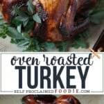 oven roasted thanksgiving turkey.