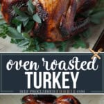oven roasted thanksgiving turkey.
