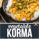 vegetable korma recipe.