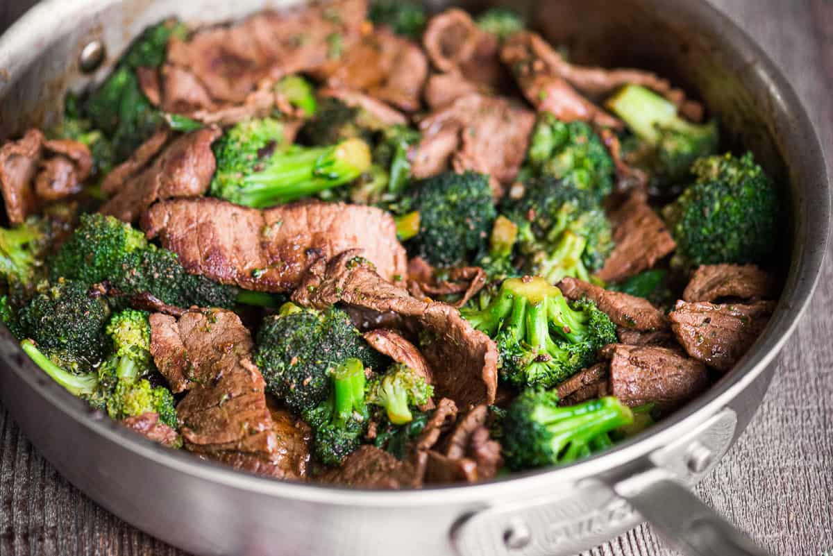 Beef broccoli stir fry.
