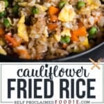 cauliflower fried rice recipe.