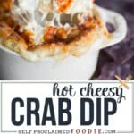 hot crab dip.