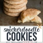 snickerdoodle cookies.