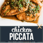 homemade chicken piccata recipe.