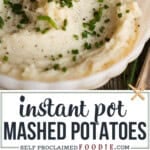 Instant pot boursin mashed potatoes.