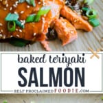 recipe for homemade baked teriyaki salmon.
