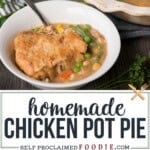 chicken pot pie.