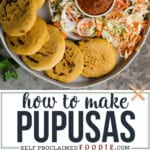 homemade pupusas.