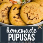 homemade pupusas.