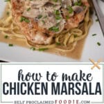 how to make chicken marsala.