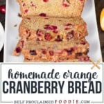 cranberry orange bread recipe.