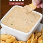 Green Chile Cheddar Queso recipe.