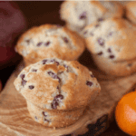 pomegranate orange muffins.