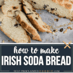 recipe for homemade Irish soda bread with buttermilk and currants.