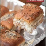 warm turkey sliders.