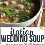 Italian wedding soup recipe.