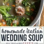 Italian wedding soup recipe.
