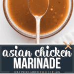 asian chicken marinade recipe.