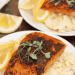 blackened salmon recipe with homemade Cajun seasoning.