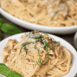homemade chicken carbonara recipe.