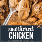 smothered chicken.