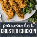 parmesan herb crusted chicken tenders.