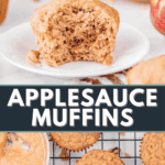 homemade applesauce muffin recipe.