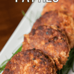 the best homemade salmon patties made from canned salmon.