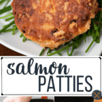 the best homemade salmon patties made from canned salmon.